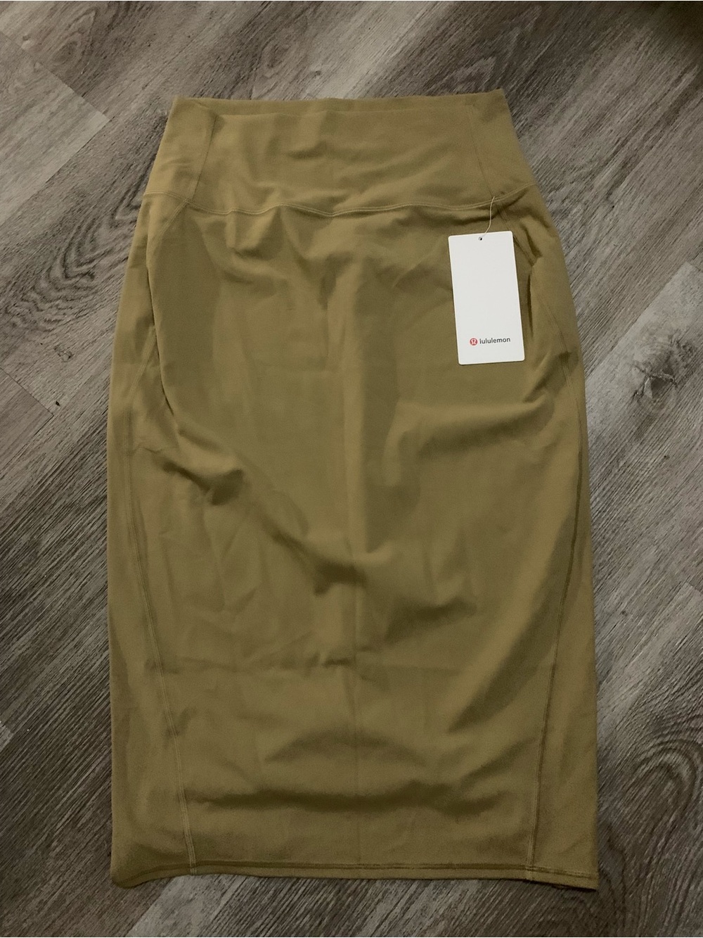 lululemon athletica Olive Green High-Waist Pencil Skirt size 10